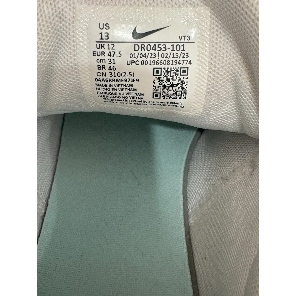 Nike‎ Men's Air Max Pulse Sneakers White Size 13 DR0453-101